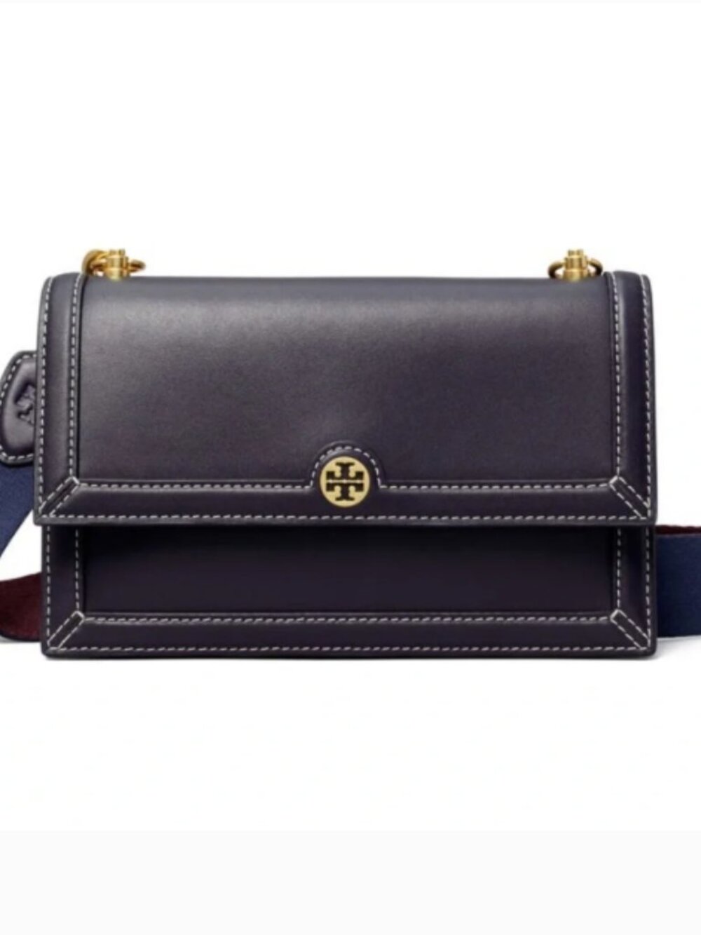EUC! Tory Burch Navy Leather Purse